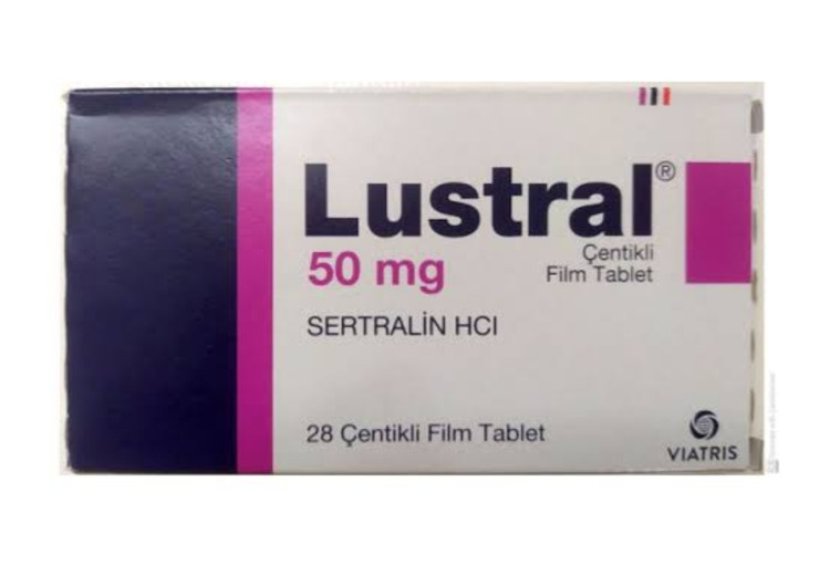 قرص سرتر.الی.ن یا لوس.ترال Lu.stral (سرترا.لین) دوز 50 میلیگرم ۲۸ عددی تولید ترکیه 50mg